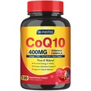 CoQ10 400mg SoftGels COQ10 - CQ10 Coenzyme Q10 보충교재, 플러스 PQQ, 오메가 3 및 비타민 E, 심장과 세포 에너지, 120의 서빙