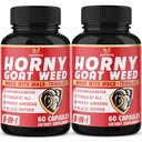 BMVINVOL (2 팩) Maca, Tribulus, Ginseng와 Horny Goat 잡초 캡슐. Ashwagandha,Tongkat Ali - 지원 에너지 수준을 위한 8에서 1