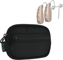 Beautyflier Hearing Aid 파우치, 보청기 케이스 포켓 크기, 보청기 증폭기 운반 스토리지 가방, Cochlear Implant 액세서리, Hearing Device Mini Wallet Purse (Case Only)