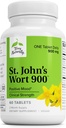 Terry Naturally St John 's Wort 900-60 정제 - 전체 임상 복용량 제공 - Non-GMO, Vegan, 글루텐 무료 - 60 서빙