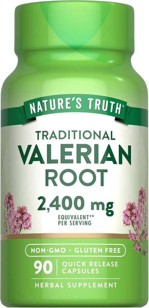 자연의 진실 Valerian 뿌리 1200 mg 보충교재 90 ea (3의 팩)