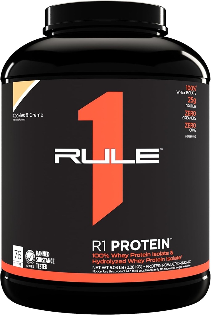 R1 Protein,76 서빙, 쿠키 및 크림