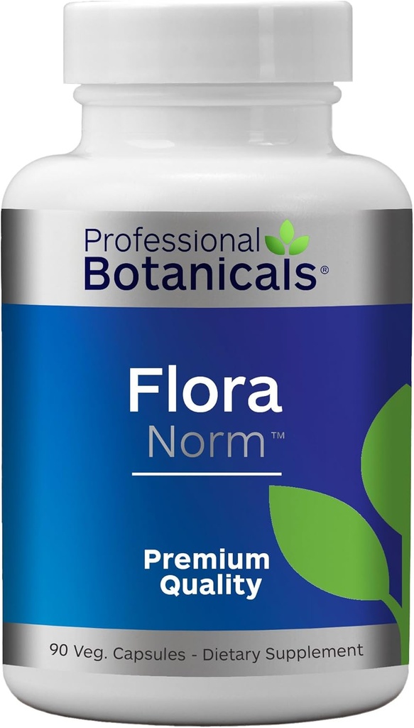 전문 식물 Flora Norm - 12 스트레인 유력 채식 Probiotic Mix (10 억 CFU / gm.) 소화 및 면역 건강 90 채식 캡슐 지원