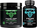 Prime Labs Tribulus Terrestris (120 ct) + L 아르기닌 질소 산화물 (60 ct)