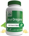 Oregano 120 Mini-Softgels의 오일 | 야생 수확 | 유럽 40:1 Origanum Vulgare는 600mg Oregano와 같은 엑스트라 버진 올리브 오일 | Non-GMO 글루텐 무료 | Health Thru Nutrition (120 포장)