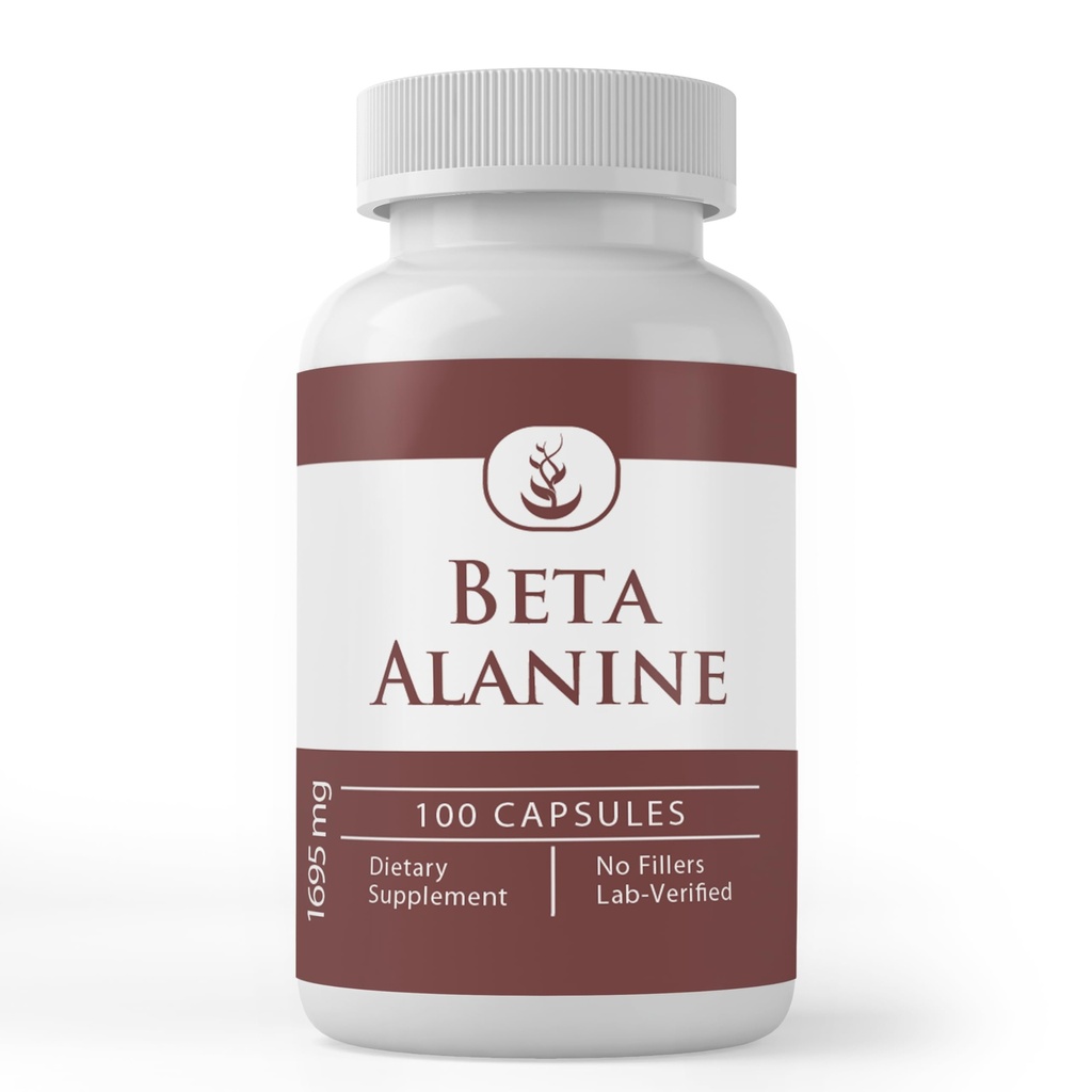 순수한 본래 성분 beta Alanine, (100의 캡슐) 항상 순수한, 첨가물 없음 또는 충전물, 확인되는 실험실