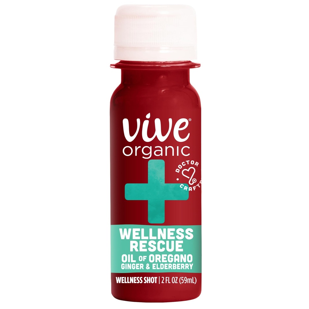 Vive 유기 웰빙 구조 탄, 생강, Elderberry & Oregano의 기름, 2 Oz
