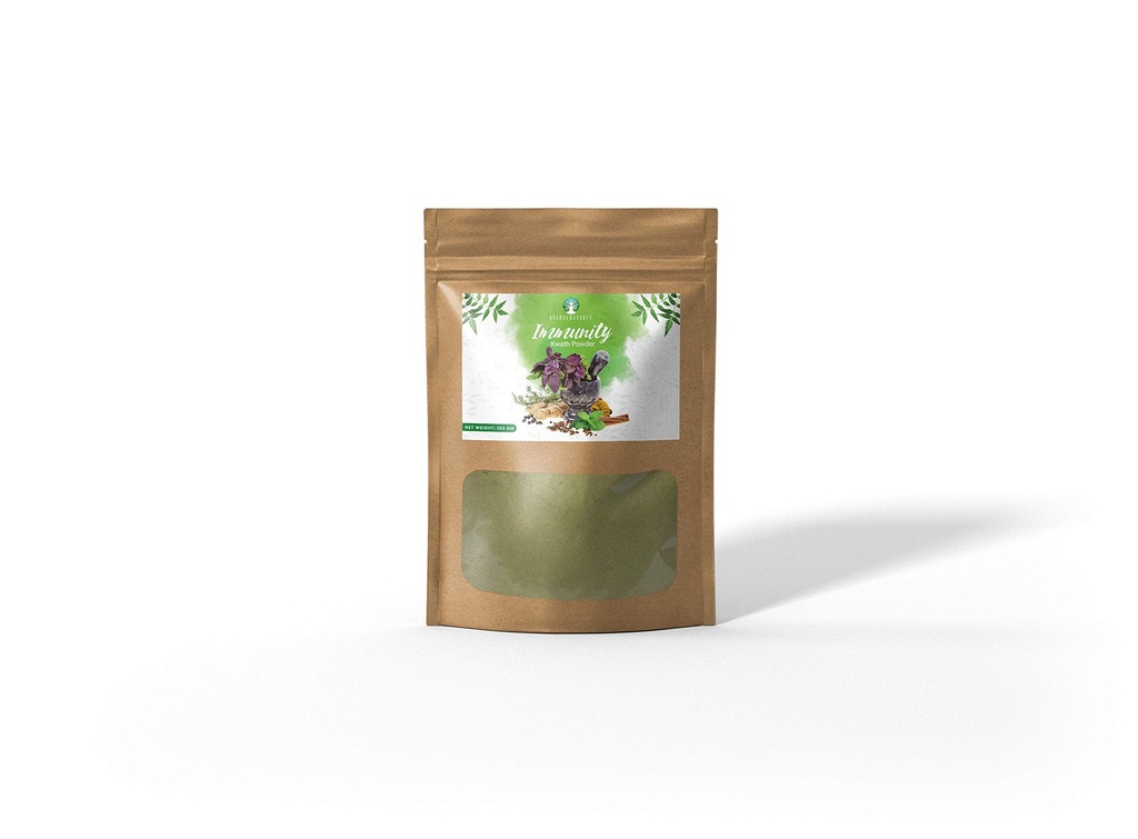 면역 Kwath 100 Gm 자연 허브 Giloy Ashwagandha Mulethi, Kadha, Kaadha 100 Gm