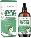 Soursop Multivitamin 액체 드롭 셀 지원 및 재생, 면역 부스트, 식 섬유 및 수면, 유기 Soursop 추출-Sugar 무료, 비 GMO, 100 % 비건, 글루텐-Free-8 Fl Oz/240 ML
