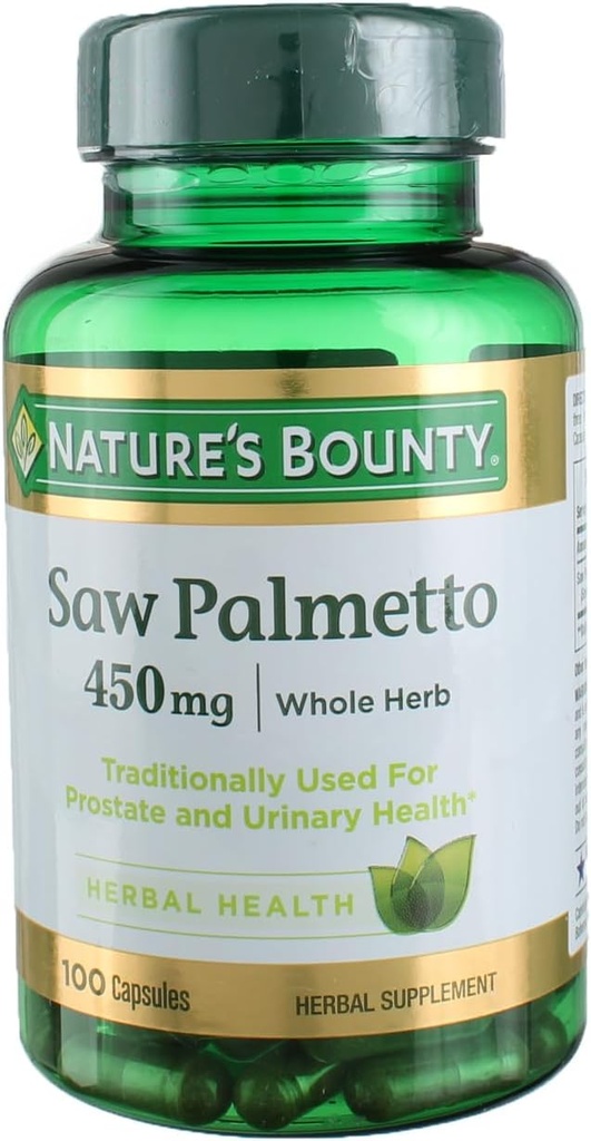 성격 Bounty는 Palmetto 450 mg 100 캡슐을 보았습니다