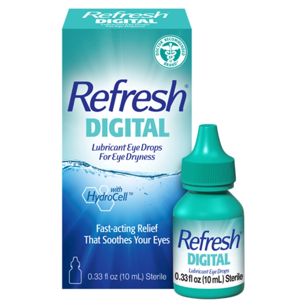 새로 고침 디지털 Lubricant 눈 강하, 0.33 Fl Oz (팩 1)