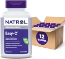 Natrol 쉬운 C는 비타민 C와 Bioflavonoids, 생물 Vegi 캡슐, 500 mg, 120 조사 (12의 포장)를 가진 면역성 건강을 지원합니다