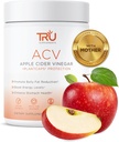 TRU는 ACV, Apple Cider Vinegar, 어머니를 가진 유기 ACV를 보충하고, 소화와 피부 건강을 개량합니다, 45의 서빙, 1000mg