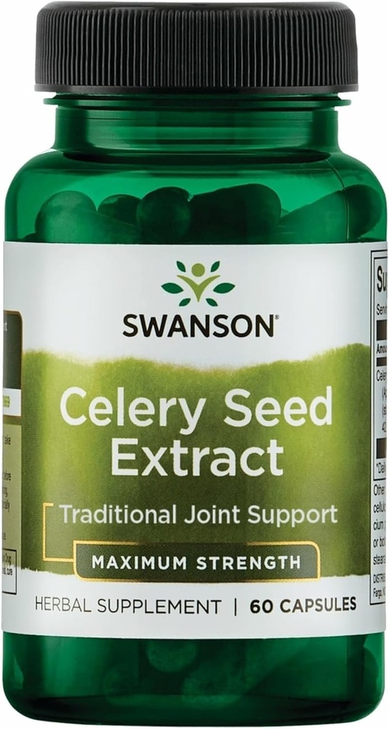 Swanson 우량한 허브 Celery씨 추출물 - 최대 힘 - 150 mg 60 캡슐