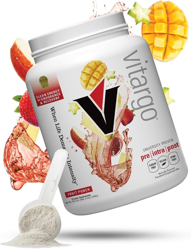 Vitargo 탄수화물 분말, 2X 더 빠른 소화, 4.4 LB 과일 펀치, 아니 부유물, 아니 충돌 없음, 사전, Intra & 포스트, 복구, 내구시간 및 근육 이익을 위한 설탕 자유로운 복잡한 탄 분말, 미국에서 만드는