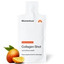 Momentous Collagen Shot Supplement - Hydrolyzed Bovine Collagen & Vitamin C 지원 관절, 뼈, & 연결 조직 건강 - 스포츠 인증 NSF - 망고 오렌지 - 25g / 조각 - 15 서빙