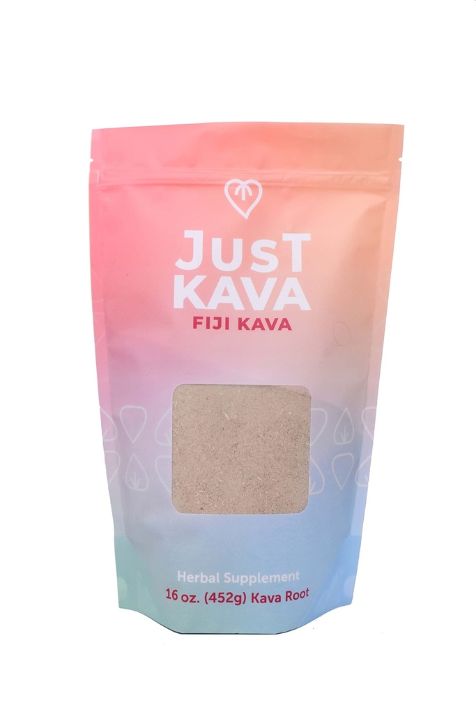 그냥 Kava 피지 Kava 초본 보충 16 OZ (452g)