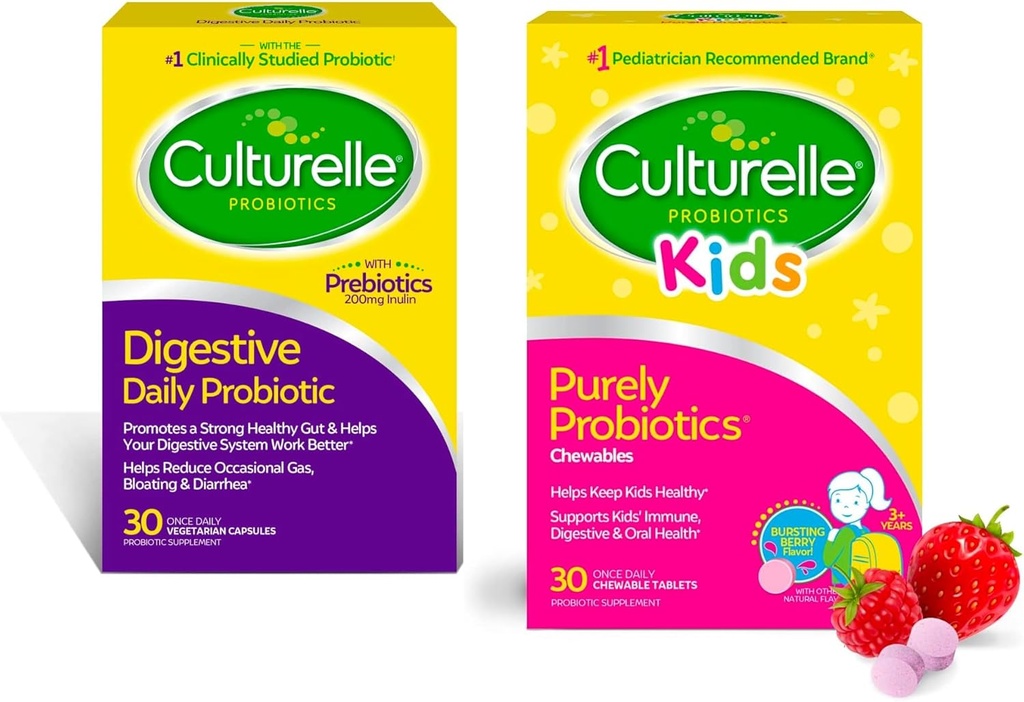 Culturelle Digestive 건강/아이들 Chewables 번들