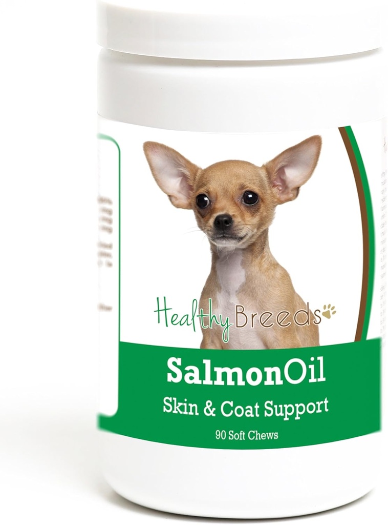 건강한 Breeds Chihuahua Salmon 기름 연약한 Chews 90 조사