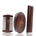 남자를위한 Beard Grooming 키트 - 유럽 빈티지 스타일 w/Beard Comb, Beard Brush, Beard Bar - 남자의 Beard Care에 초점을 맞추고, 남자의 Beards를 마스터 세계