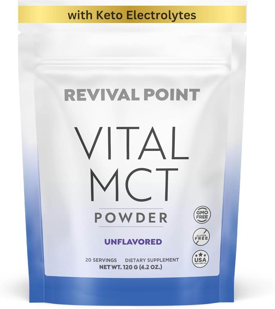 프리미엄 커피, 차, 쉐이크를 위한 Keto Electrolytes- Creamer를 가진 MCT 기름 분말은 15x Bioavailable Chromium Picolinate, C10 및 C8 MCT 기름 코코넛에서 Derived – 120 그램을 포함합니다