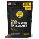 Doc Itchy Rejuvenating Hair-Grower Dog Pet Chews | 10mg Melatonin for Dog | 머리 성장 부스터 | 시니어 개 Energizer | 칼밍 | 의료용 | 식품 알레르기 안전 | Vegan | 90 Count