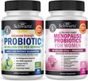 BioSchwartz Probiotic 40 억 CFU 60 개 + 여성 30 개를위한 Menopause Probiotics