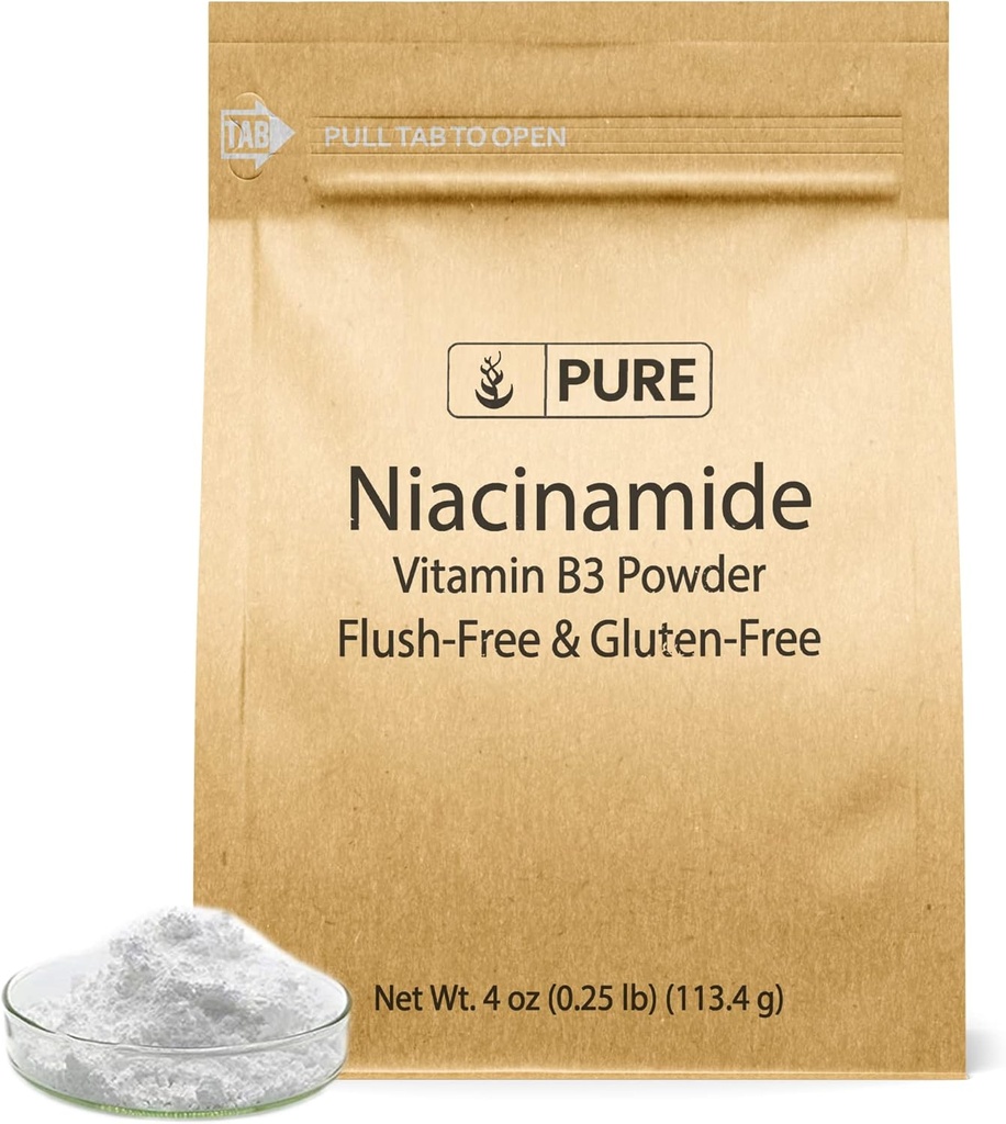 순수한 본래 성분 Niacinamide 4oz 홍조 자유로운, 글루텐 자유로운