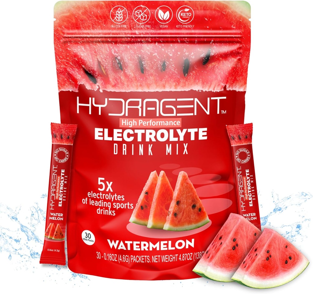 Zero Sugar Electrolyte 스틱 팩 | 1200mg Core Electrolytes | 마그네슘 & 칼륨 히드라이즈 및 복구