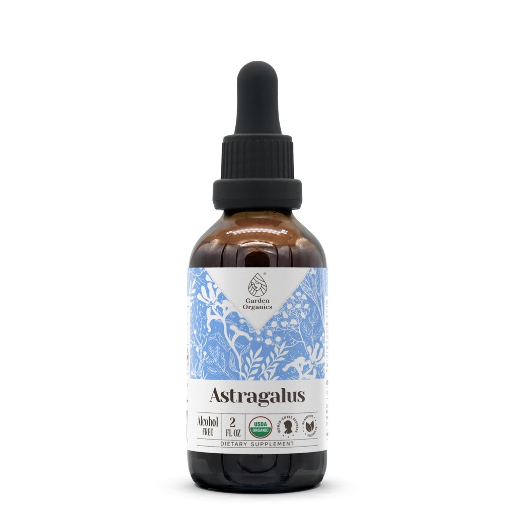 Astragalus USDA 유기 알코올 무료 추출물 | 규정식 보충교재, 높은 순수성 Tincture | 자연적인 증명된 유기 Astragalus (Astragalus membranaceus) 말린 뿌리 (2개 oz)