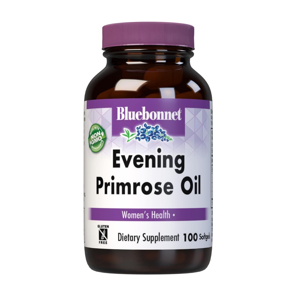 BlueBonnet 저녁 Primrose 기름 Softgels, 500 mg, 100 조사 (743715009189)