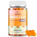 오메가 3 6 7 9 여자에 대 한 Gummies - 오메가 3 바다 Buckthorn 오일, Flaxseed 오일, 비타민 E, A & Probiotics와 보충 - 피부, 눈 & 건조, Chamomile 맛 - 60 Gummies