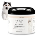 Eye Envy Tear Stain Wipes for Cats. Gently Clean에 텍스처, 얼룩의 원인을 치료. 100% 자연적인 공식. 페르시아 인 & 이국적인 Breeders, Vets, Groomers에 의해 추천. 미국 제작. 60 Cat Eye Wipes