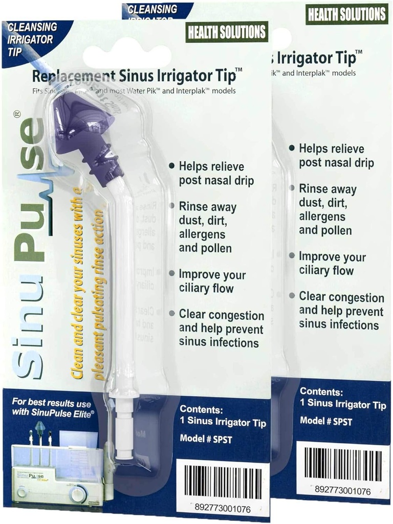 Sinupulse 엘리트 교체 Sinus Irrigator 팁 (2 팩)