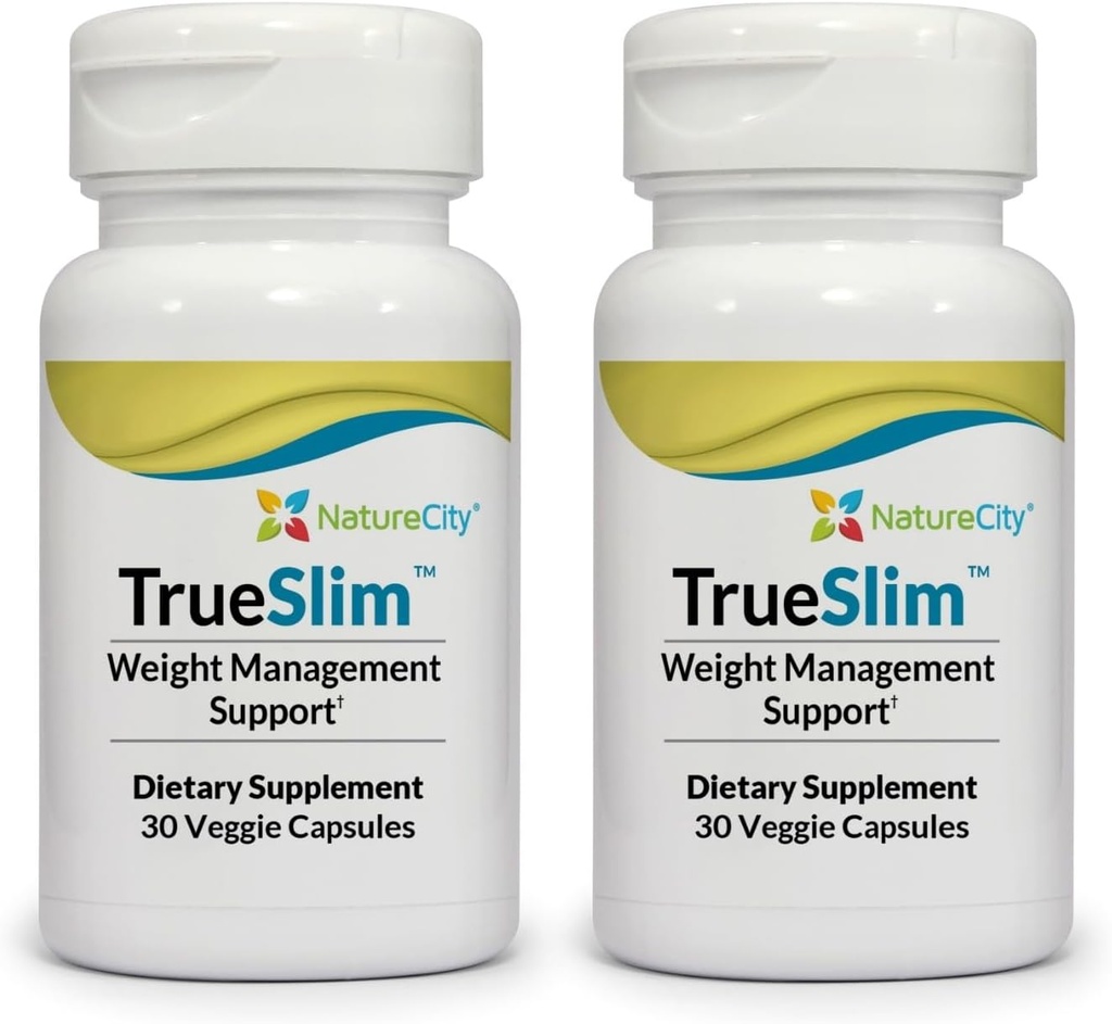 NatureCity True-Slim Fat and Weight Supplement | 캡슐 | 비 GMO | 미국에서 만드는