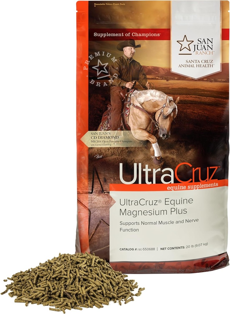 UltraCruz® Equine 마그네슘 플러스, 20 파운드