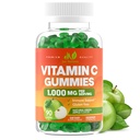 성인 & 아이를 위한 비타민 C Gummies 1000mg - 최대 힘 Chewable 면역 지원, 교원질 지원 - Sour Green Apple 풍미 - 글루텐 자유로운, 비 GMO, 채식주의자 - 90 Gummies (30의 봉사)