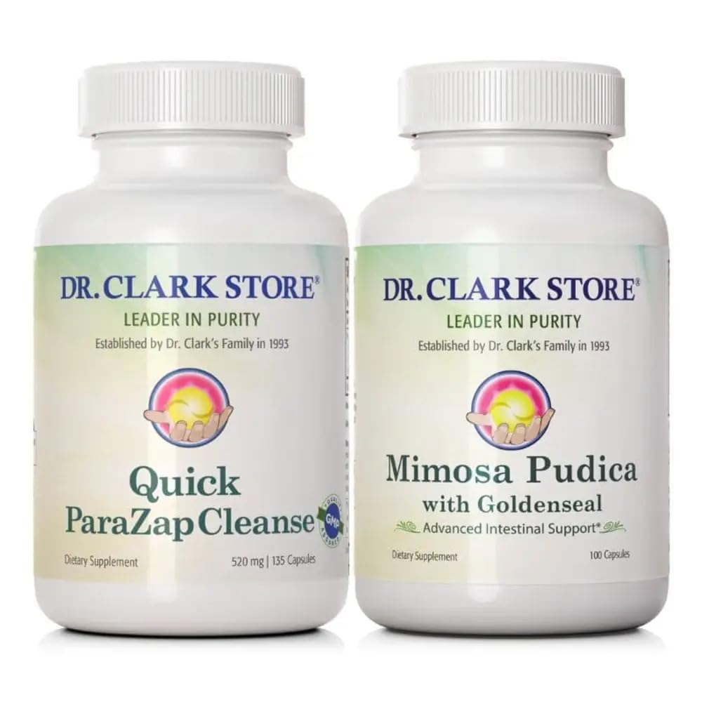 Clark Store Quick para-Zap Cleanse & Mimosa Pudica – 강력한 Cleanse, Detox Support & Gut 건강 공식