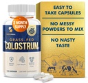 Colostrum 보충교재 2 달 공급, 잔디 페더럴 익스프레스 Bovine Colostrum의 Colostrum 분말 캡슐