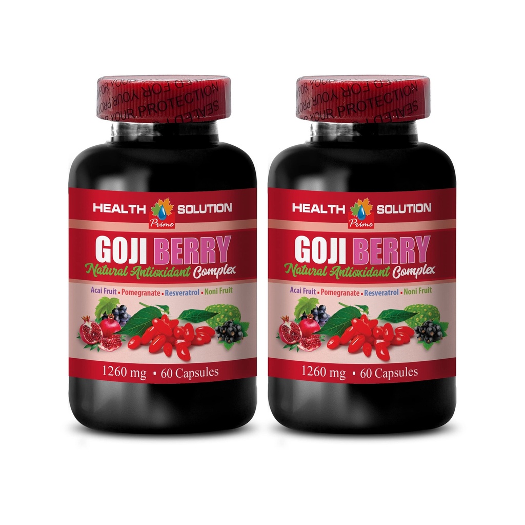 항 산화 multivitamin - GOJI BERRY - NATURAL ANTIOXIDANT COMPLEX - 자연 resveratrol - 항 산화제 보충 - 슈퍼 푸드 goji 열매, goji berry 보충, 슈퍼 푸드 항 산화, 2B 120Caps