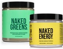 NAKED Vegan Energizing 번들 Unflavored 에너지 영양 최고 녹색 분말 유기 녹색 보충교재