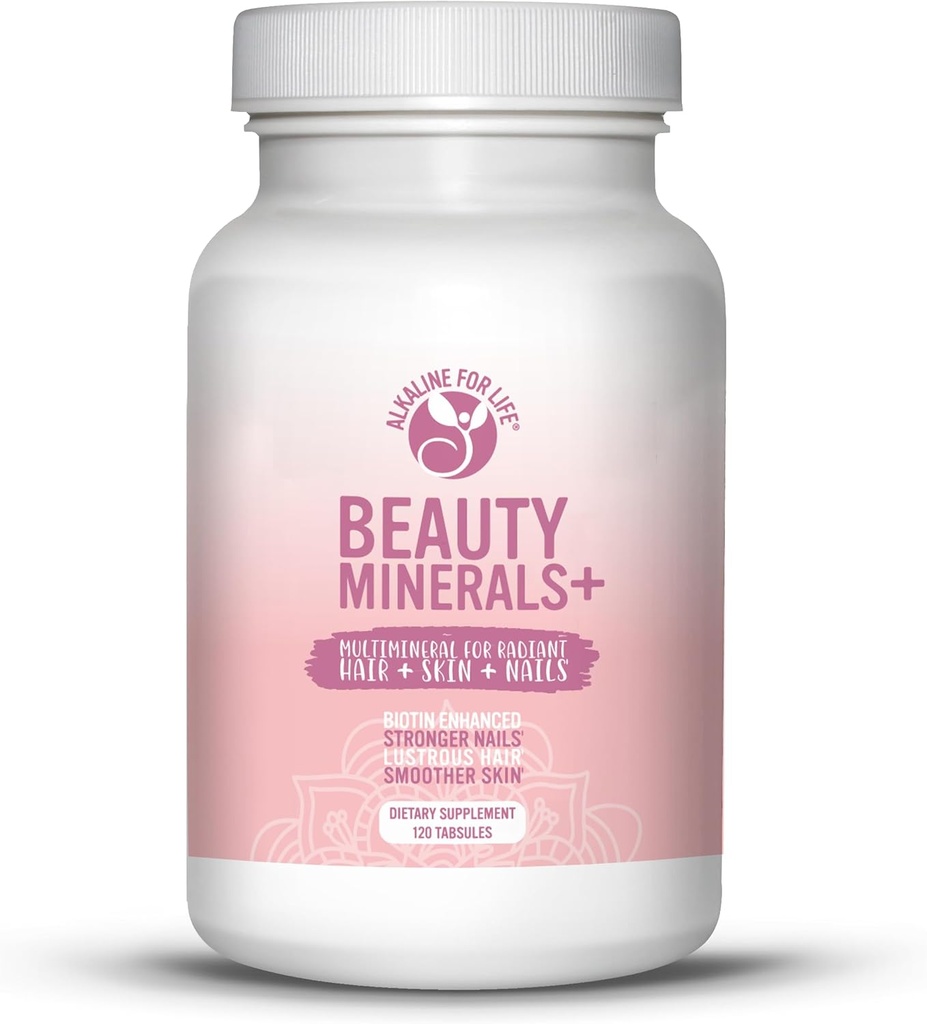 아름다움 무기물 - 머리 성장, 못 힘 및 피부 신축성을 위한 Biotin에 의하여 강화되는 Multimineral - 19 Nutrients - 머리 피부와 못 비타민