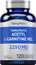 배관 락 아세틸 L 카르니틴 HCL | 2250mg | 120 캡슐 | 치료 보충교재 | 비 GMO, 글루텐 무료