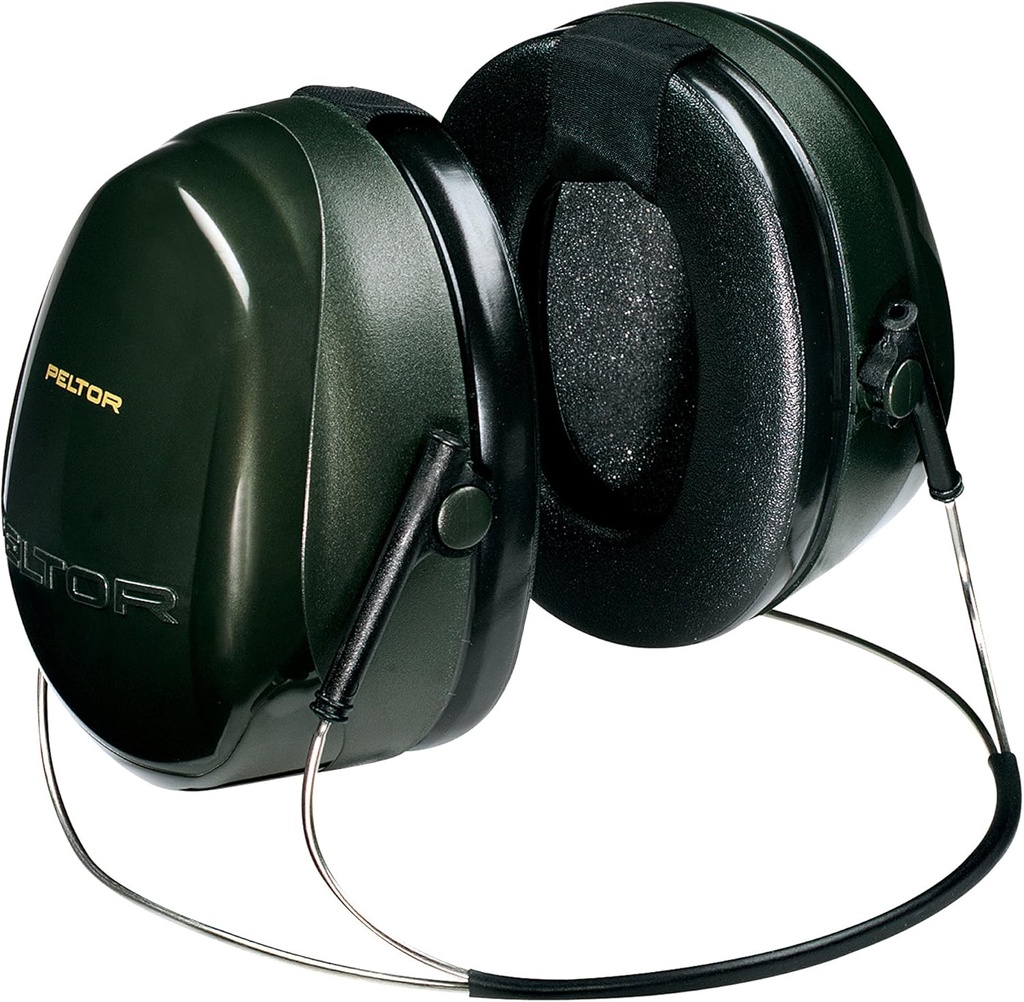 3M - H7B Peltor Optime 101 뒤에 머리 Earmuff의 Hearing 보호, 귀 보호자, NRR 26 dB 녹색