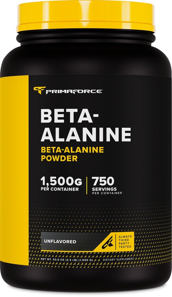Primaforce Beta Alanine 분말, 불꽃, 1.5 kg - 글루텐은 남자와 여자를 위한, 비 GMO 보충교재 해방합니다
