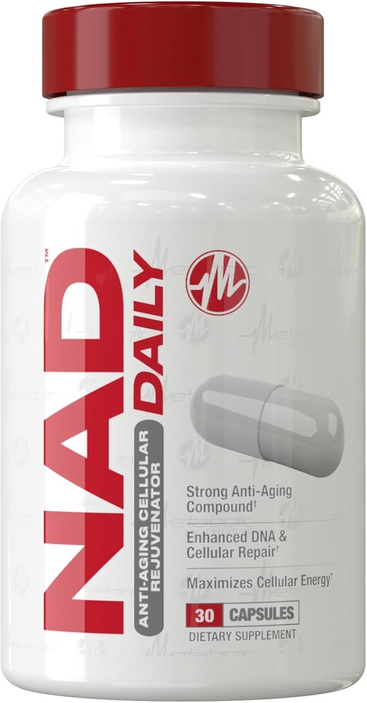 대사 영양 NAD 매일 150mg 노화 방지 셀룰러 회춘기, 세포질 에너지와 Mitochondrial 기능, 30 식물성 캡슐을 지원합니다