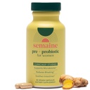 Semaine Super Powered Prebiotic + Probiotic for Women, Nourish Gut Health, Soothe IBS, Bloat Relief & Immunity Boost, 임상 시험 (60 ct)에 효과적인 3-in-1 멀티 액션 공식