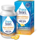 Theratears 영양 1200mg Omega-3 보충교재 90의 캡슐 (2 팩)