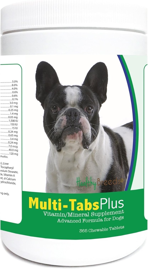 건강한 Breeds 프랑스 불독 Multi-Tabs 플러스 Chewable 정제 365 조사