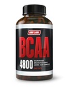 BCAA 4800 | 분산화 체인 아미노산 | 근육 건물 및 회복 | 서빙 당 2,400 | 80 서빙 | 240 캡슐